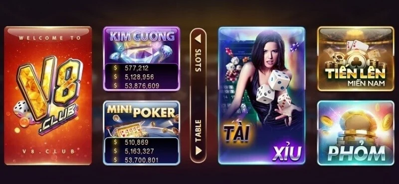 Game bài V8club Công nghệ đỉnh cao đem đến nhiều lựa chọn và trải nghiệm mượt mà