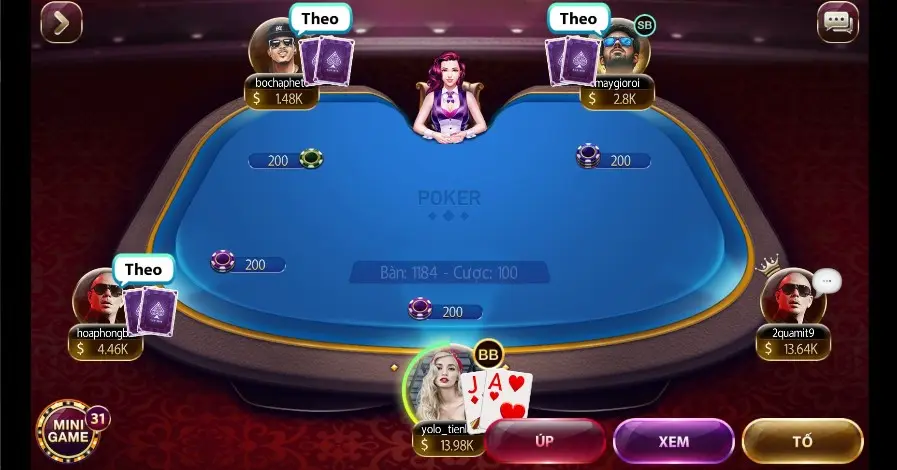 Hướng dẫn chi tiết cách chơi game bài Poker V8Club